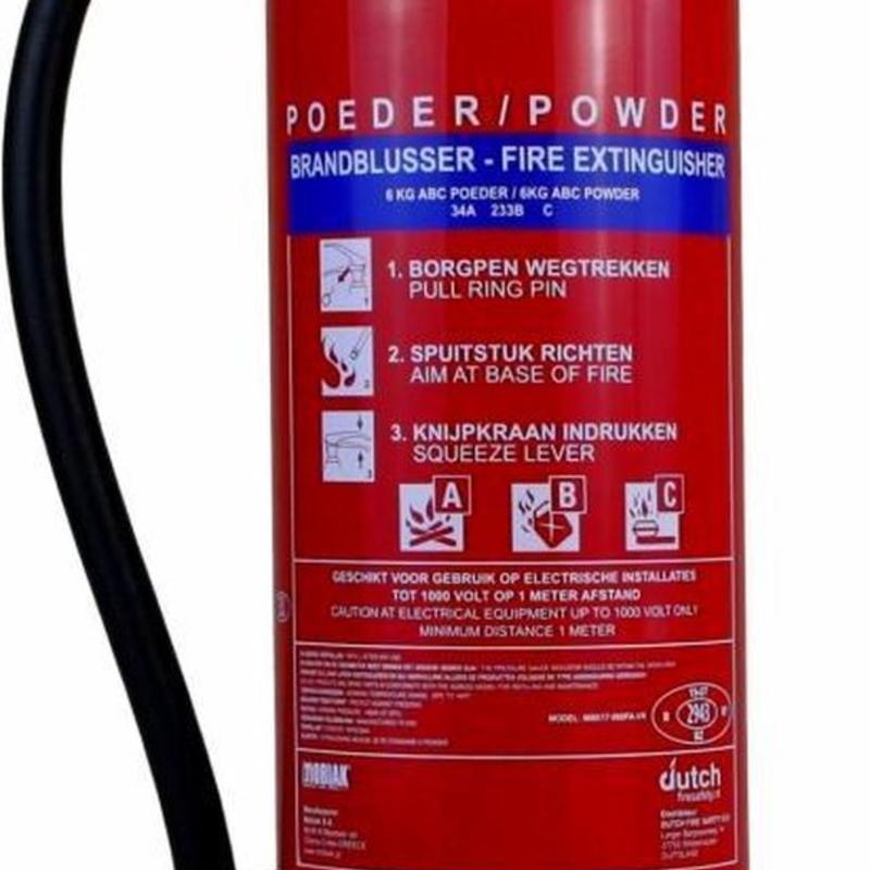 Mobiak poederblusser 6 kg